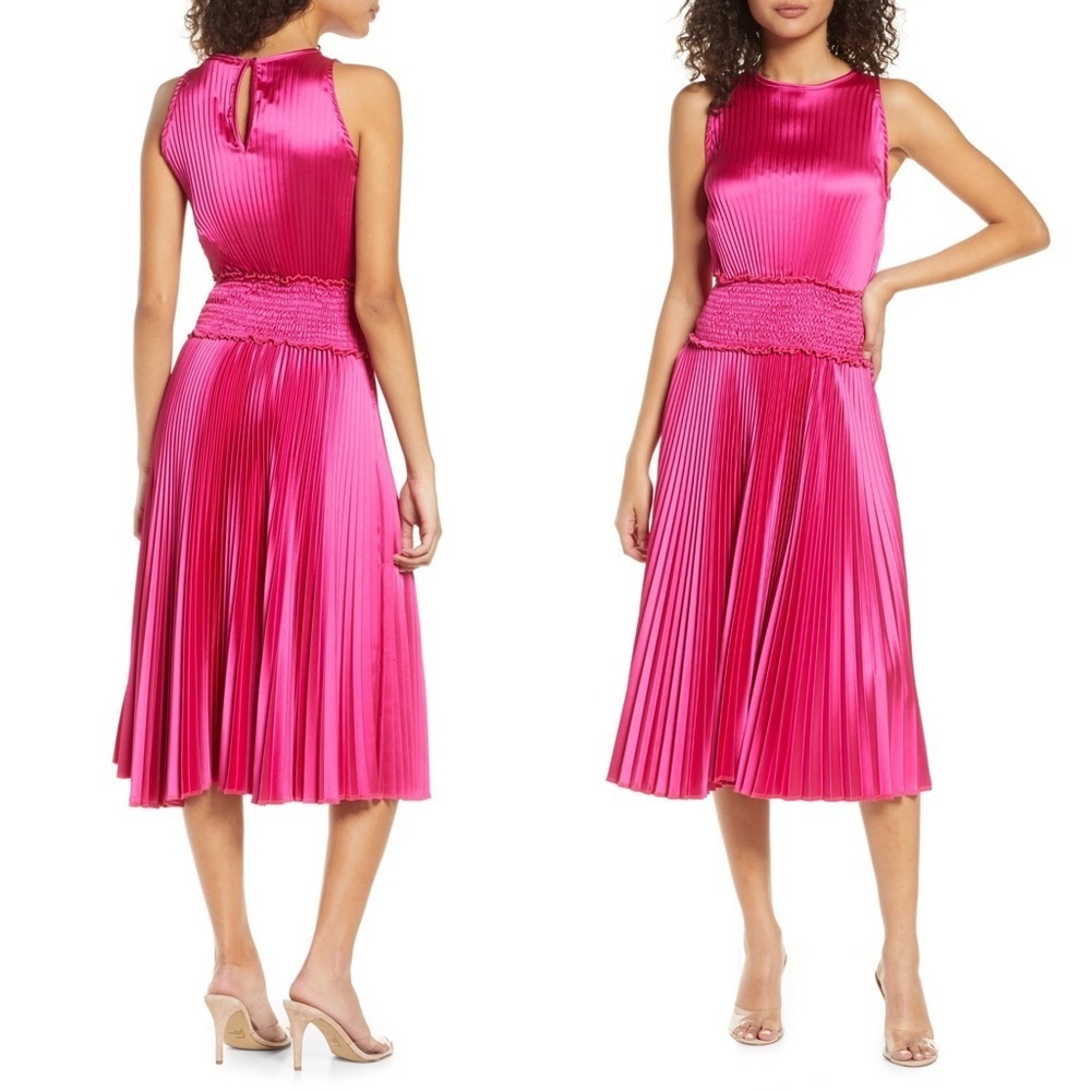 Fraiche by J Fuchsia Dress​​​